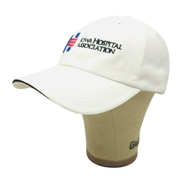 Iowa Hospital Association Embroidered Adjustable Tuck Strap Cap Trucker Hat - Picture 2 of 14